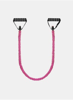 KANGAROO The resistance rope is a single pink color, regular resistance, made of pure rubber and coated with polyester fabric  - Image 1