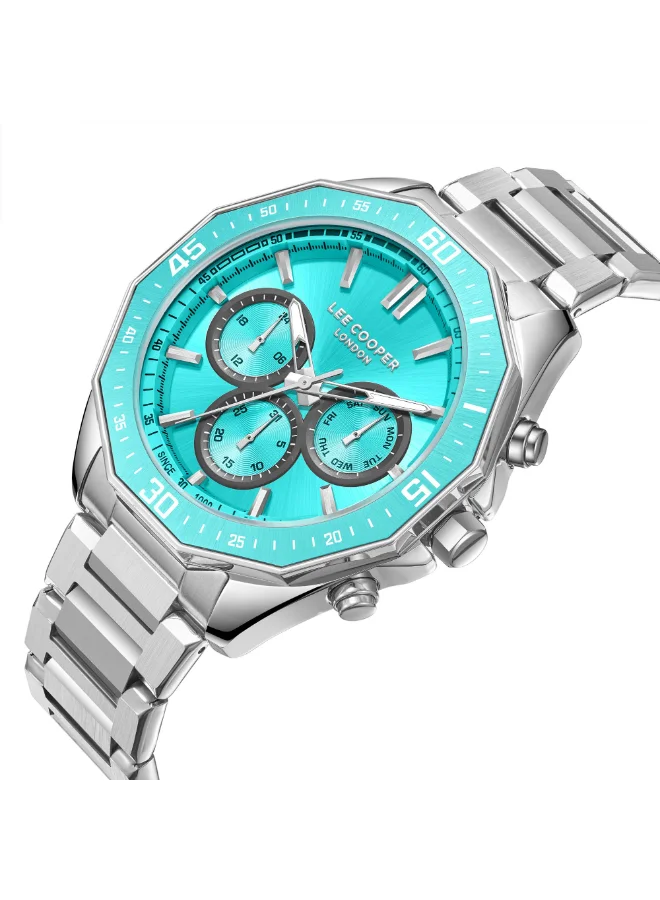 Lee Cooper Men's Metal Multi Function Watch LC08021.300 - 45 mm