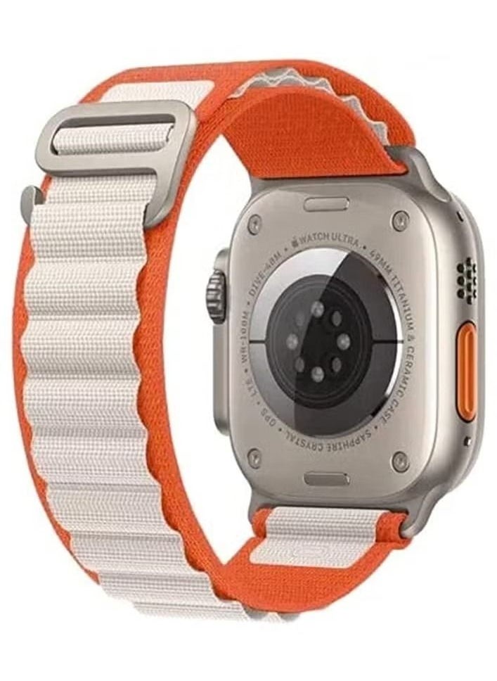 vesus - apple watch Alpine Loop Band 49mm/45mm/44mm Nylon Woven Sport strap compatible with iwatch series 8/ultra/7/SE/6/5/4/3/2/1 - Image 1
