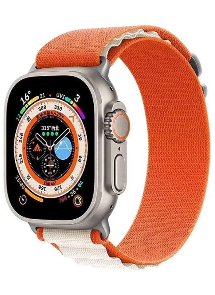 vesus - apple watch Alpine Loop Band 49mm/45mm/44mm Nylon Woven Sport strap compatible with iwatch series 8/ultra/7/SE/6/5/4/3/2/1 - Image 1