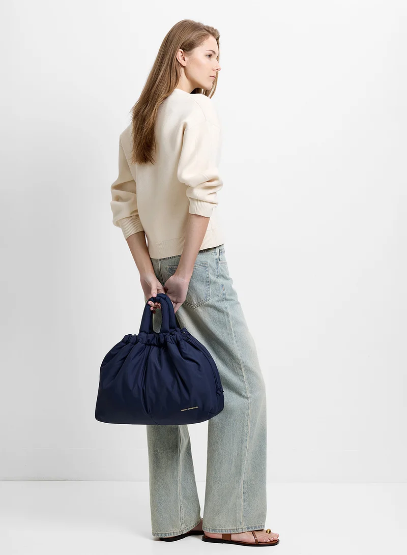 فرنش كونكشن Women Blue Wren Tote Bag