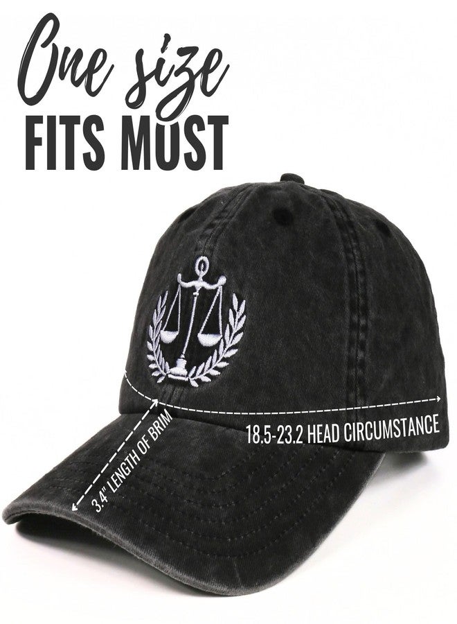 INNObeta Lawyer Gifts Embroidered Cap, Perfect Idea for Men in Birthday, Appreciation, Office, Christmas Black - Image 4