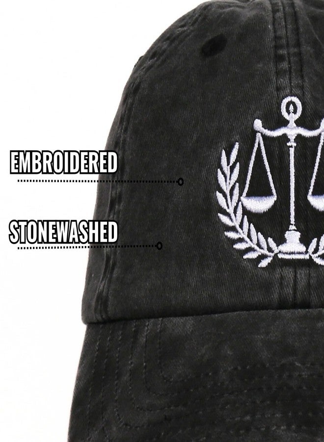 INNObeta Lawyer Gifts Embroidered Cap, Perfect Idea for Men in Birthday, Appreciation, Office, Christmas Black - Image 3