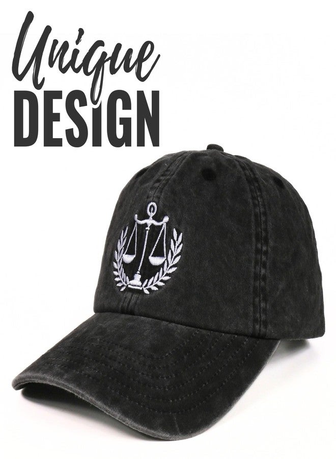 INNObeta Lawyer Gifts Embroidered Cap, Perfect Idea for Men in Birthday, Appreciation, Office, Christmas Black - Image 2
