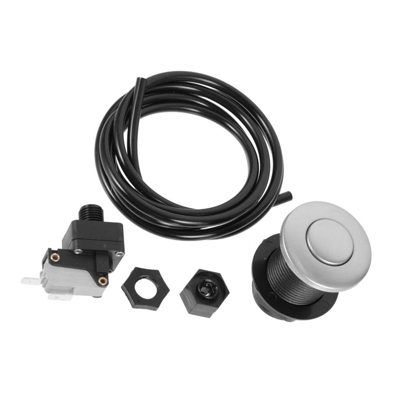 Stainless Steel Garbage Disposal Air Switch Replacement Kit for Home Bathtub - Image 2