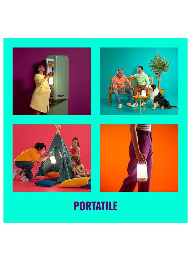 Wiz Portable Smart Light, Rechargeable, Tunable White And RGB, Wi-Fi And Bluetooth, App and Voice Control - EU Plug - Image 3