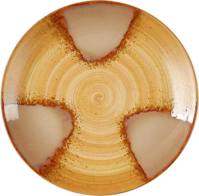 Sango Splash Brown by Sango Stoneware Salad Plate 
