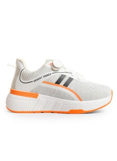 Desert Kid's Sportive Knit Sneakers – Stylish Printed Design  - Image 1
