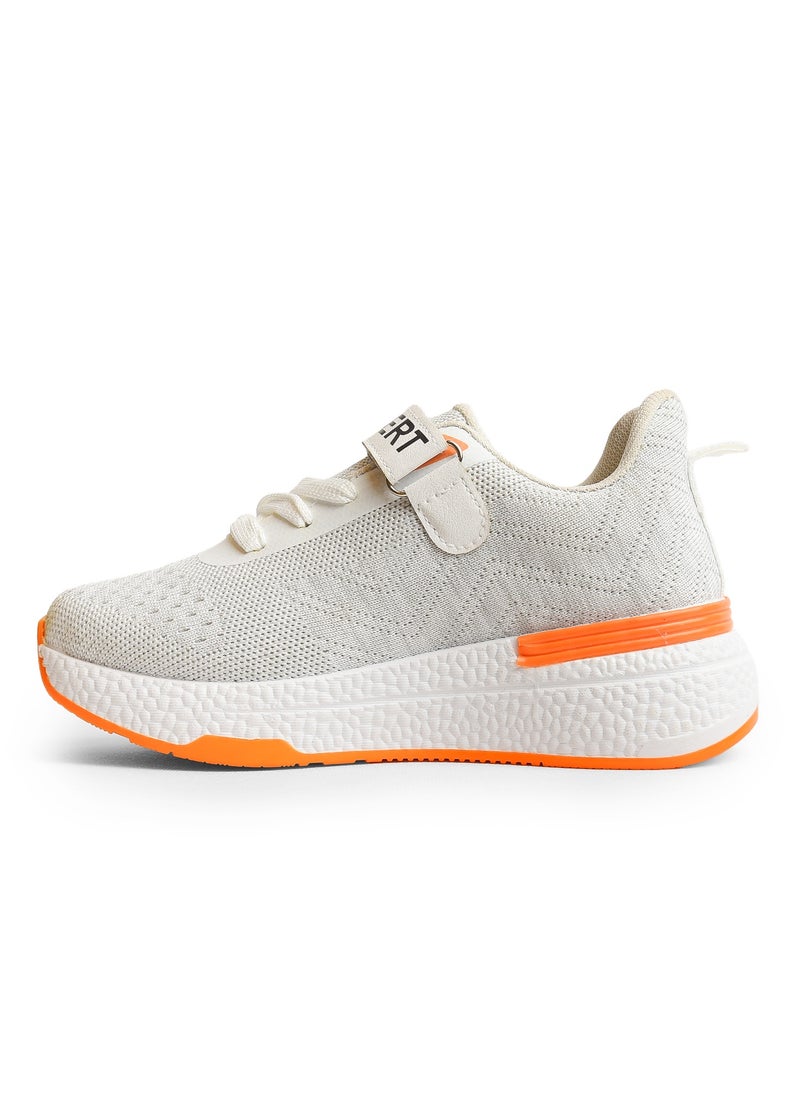 Desert Kid's Sportive Knit Sneakers – Stylish Printed Design  - Image 3