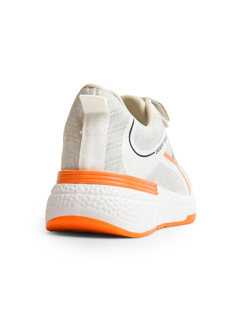 Desert Kid's Sportive Knit Sneakers – Stylish Printed Design  - Image 4