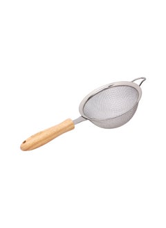 DELCASA Delcasa Stainless Steel Strainer With Wooden Handle DC2788  - Image 2