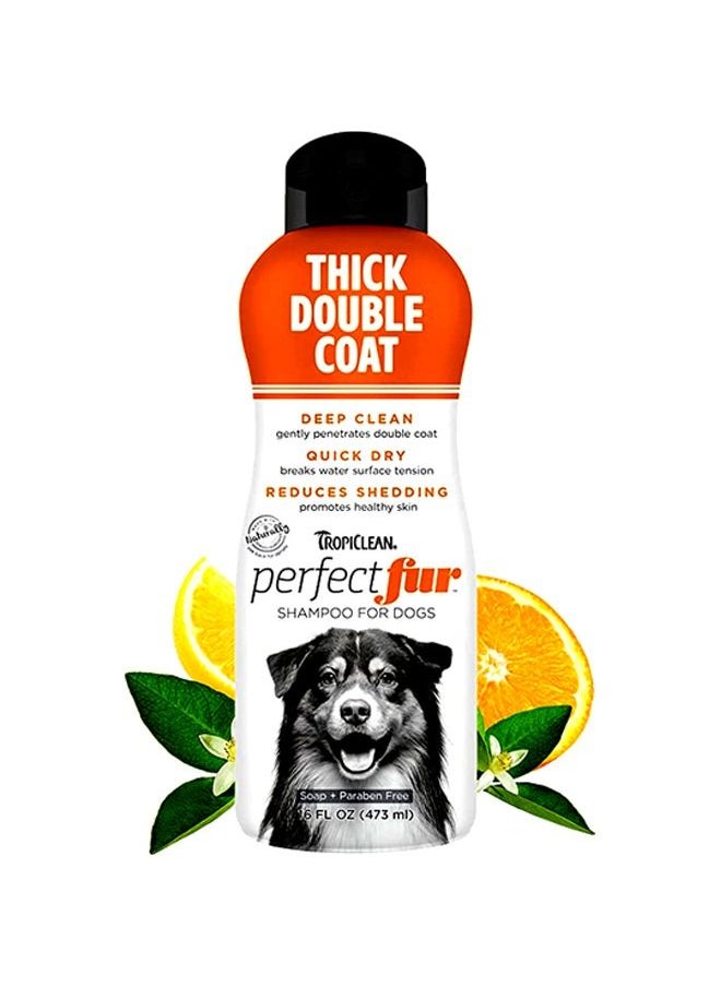 TropiClean Perfectfur Thick Double Coat Shampoo For Dogs - 16oz  - Image 1