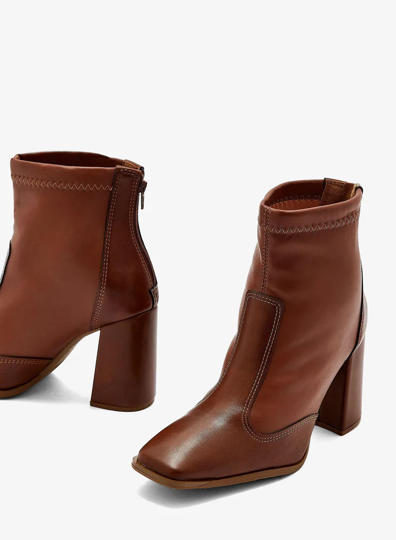 Vizzano Dark Brown Ankle Boots for Women – Stylish, Comfortable & Versatile Everyday Footwear for Women | Best Price UAE
