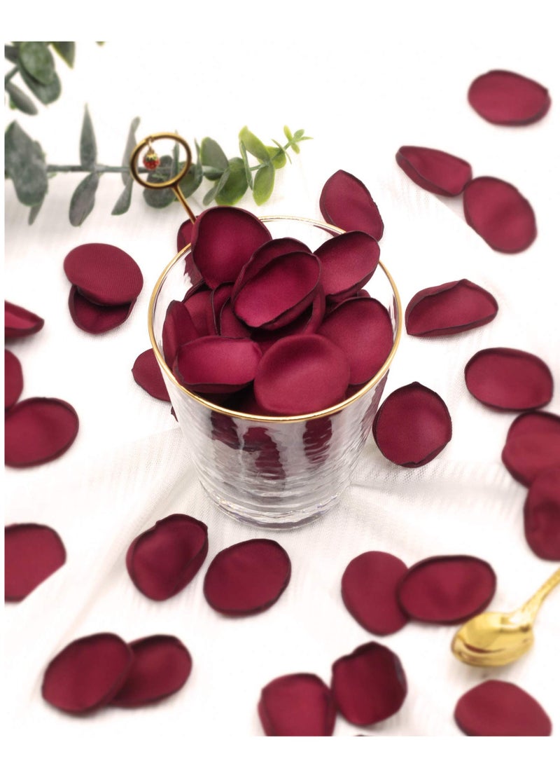 200Pcs Artificial Flowers Burgundy Rose Petals, Beautiful Realistic Scatter Rose Petals  for Romantic Night, Weddings Aisle Centerpieces, Table, Party, Home Decoration,Valentine's Day Decoration - pzsku/ZBD6628E905AA3C2D4C8CZ/45/_/1698655967/45d1c37d-b775-4a0b-b332-9f85dc75de6b