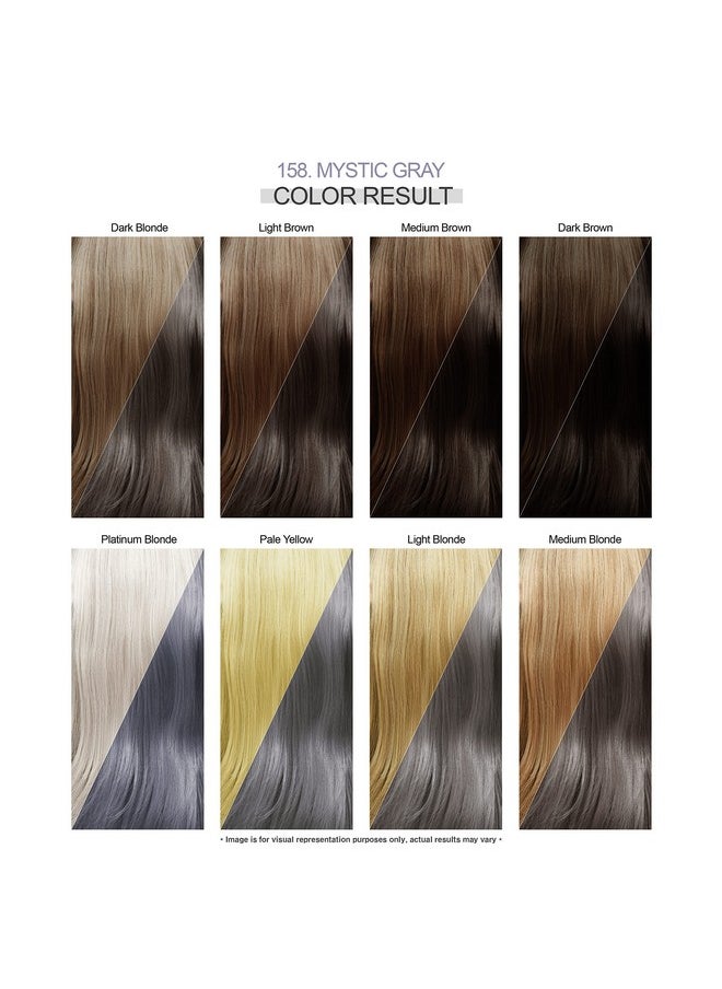 Adore Semi Permanent Hair Color Vegan And Crueltyfree Hair Dye 4 Fl Oz 158 Mystic Gray (Pack Of 1)  - Image 3