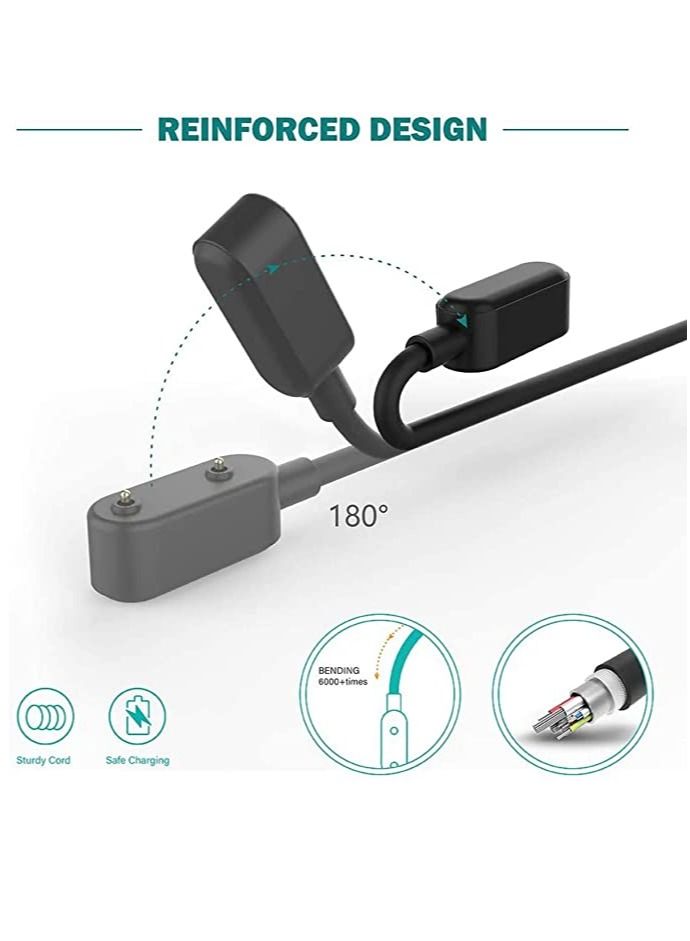 Charger Compatible for Huawei Watch Fit, Honor Band 6, Huawei 4X, Honor Watch ES Magnetic USB Charging Cable 3.3ft 100cm Smartwatch Accessories - Image 2