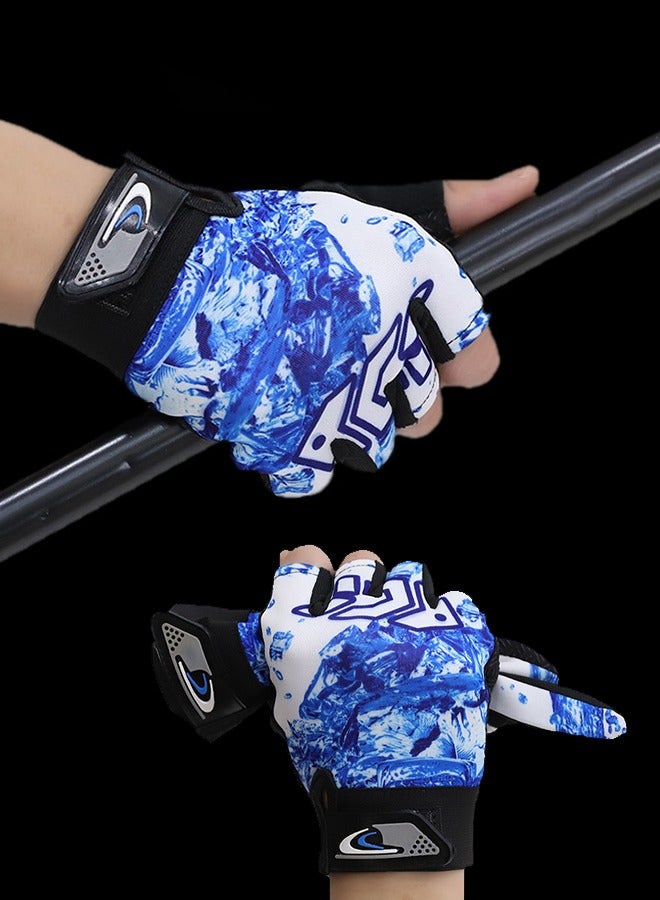 Generic UV Fishing Gloves Fingerless Sun Protection Men Women UPF50+ SPF for Fishing Kayaking Paddling Hiking Sailing Rowing Driving Canoeing Glove - Image 1