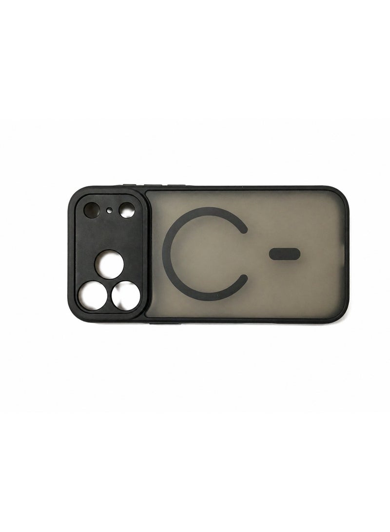 Black Magnetic Phone Case for iPhone 17 ProMax Shockproof Slim Luxury Minimalist - Image 4