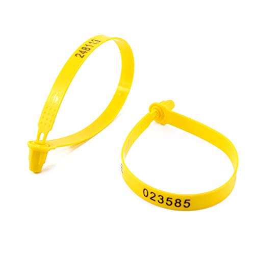 Leadseals(R) 1000 Plastic Truck Trailer Door Seal Tamper Evident Tite-Lock Security Tags Numbered Safty Disposable Locks for Trailer Logistics Transport Package Shipping - Image 4