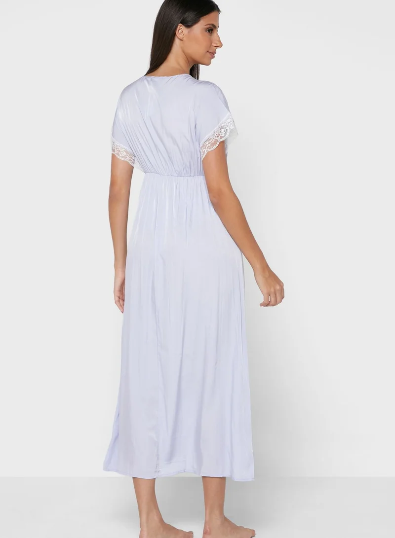 Khizana Bat Sleeve Night Dress