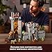 FUNWHOLE Medieval Watchtower Lighting BuildingBricks Set Guardiance Castle with Soldier Farmer Minifigures Collectible Display Set 1625 Pcs for Adults and Teen - Image 3