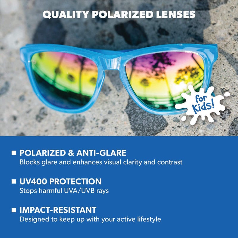 Knockaround Kids Premiums Polarized Sunglasses for Kids - UV400 Protection - Image 2