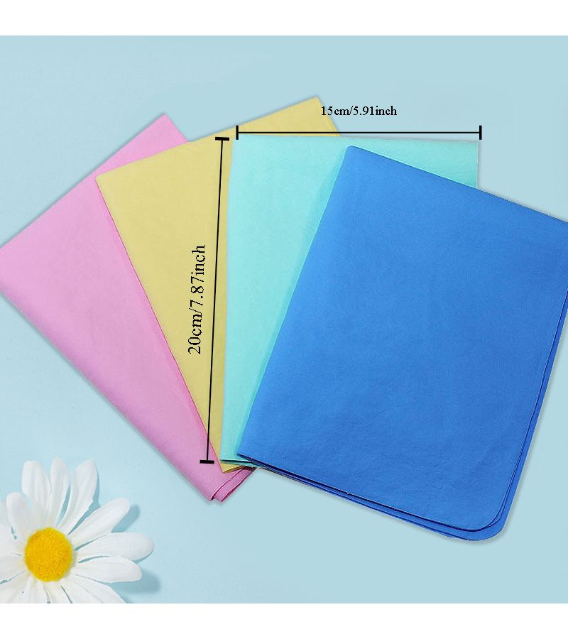 Synthetic Deerskin Car Towel 6pcs Large Chamois Leather Wash Dry Pet Hair - Image 3