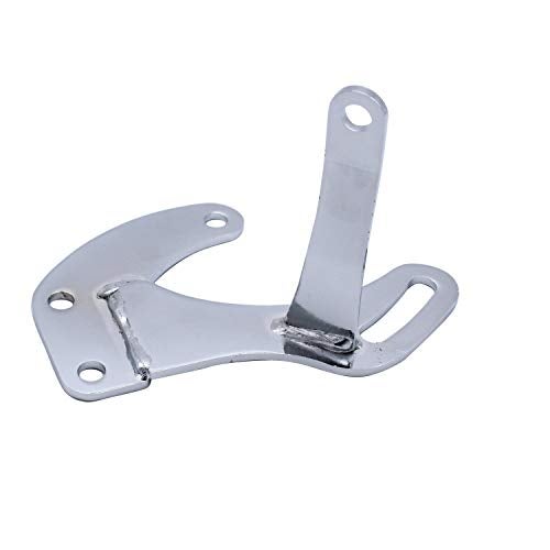 TAKPART SWP Power Steering Pump Bracket Chrome Compatible for SBC SB Chevy 283 305 327 350 383 400 With Short Water Pump - Image 2