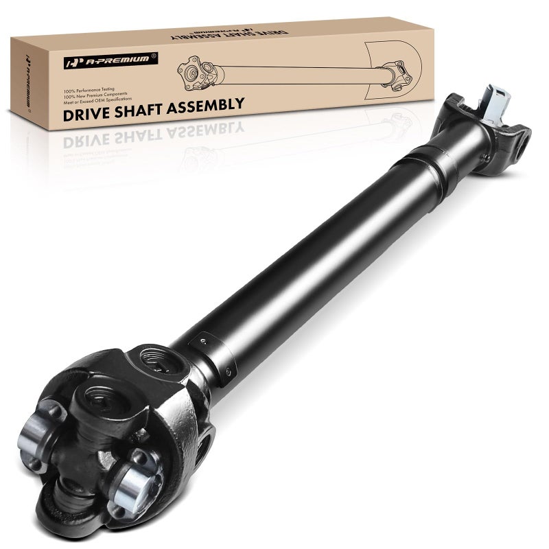 A-Premium APremium Front Complete Drive Shaft Prop Shaft Driveshaft Assembly Compatible with Jeep Cherokee 19942001 Comanche 19871992 Wagoneer 1987 4WD Manual Transmission Replace 53005543AC 53003236
