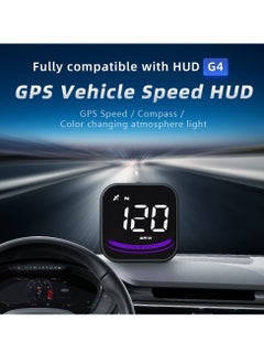 Generic Digital GPS Speedometer Universal Car Head Up Display G4 Multifunction GPS Speed Meter For All Vehicle  - Image 4