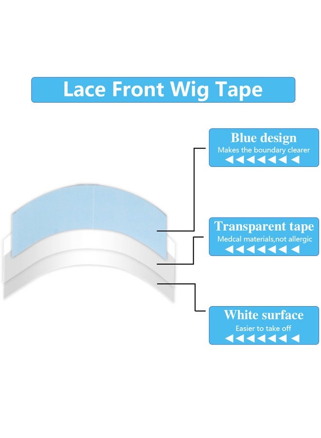 30 Pcs Hair System Tape, Hair Tape Sticker Strip Adhesive Holder, Strong Hold Long Lasting Waterproof Toupee Tape, Hair System Replacement Extension for Unisex - Image 2