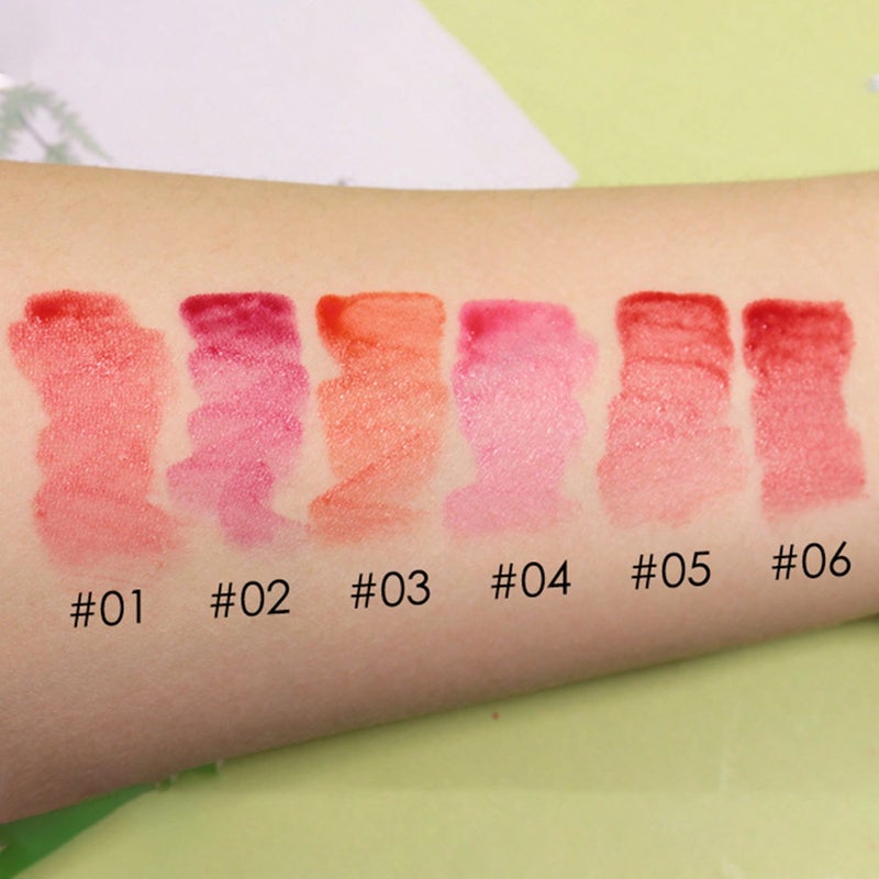 6Pcs Aloe Temperature-Changing Lip Balm Set, Moisturizing & Waterproof - Image 5