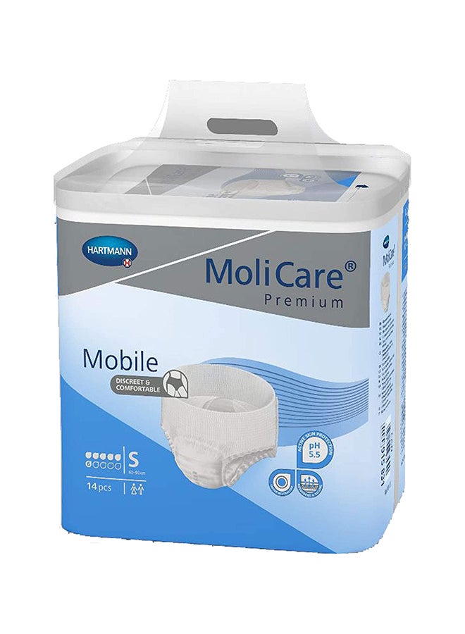 Generic Paul Hartmann Molicare Premium Mobile Pull-Up Pants Small Blue 14'S - Image 1