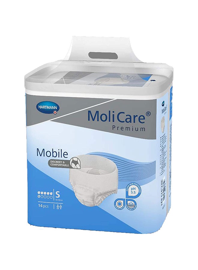 Generic Paul Hartmann Molicare Premium Mobile Pull-Up Pants Small Blue 14'S - Image 2