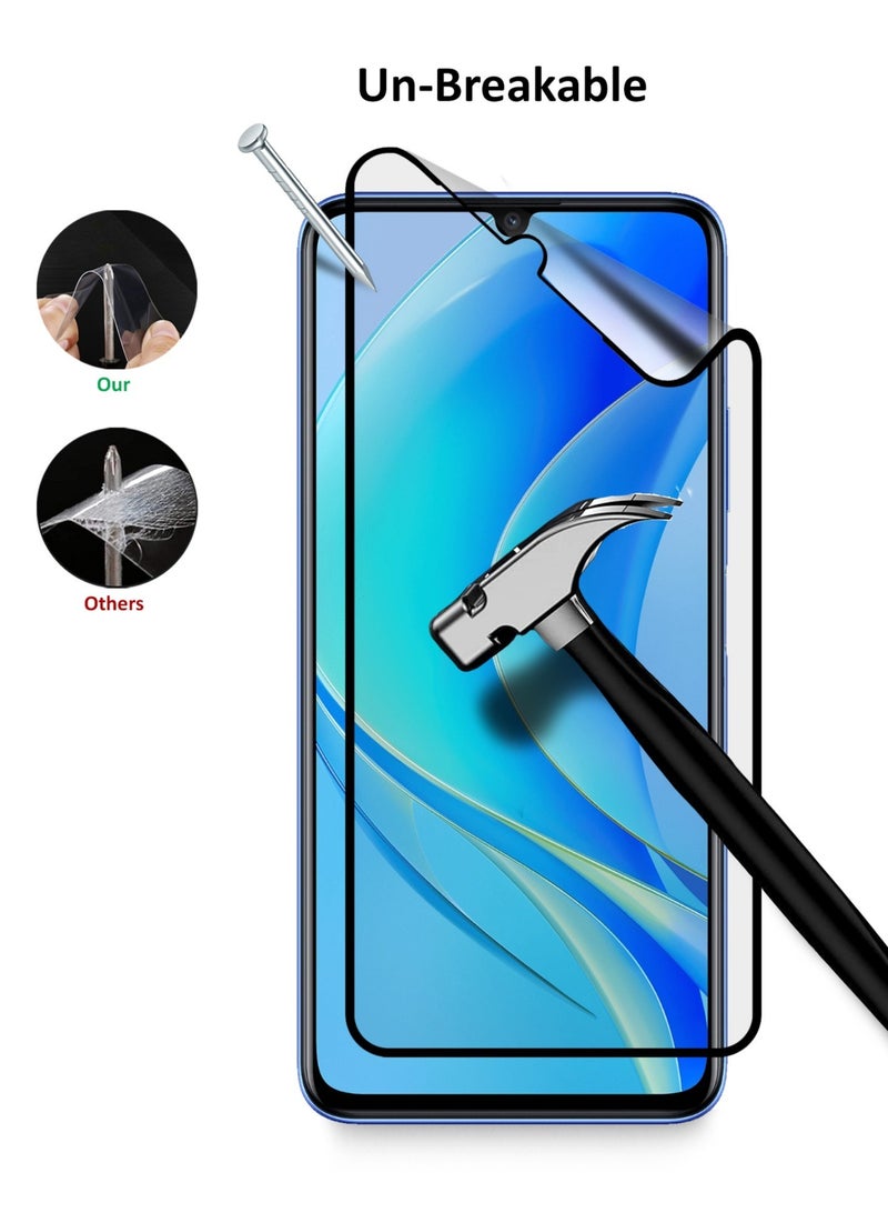 دبليو تيك لاصقة حماية شاشة سيراميك غير لامعة لهاتف هواوي نوفا Y70 / Y70 Plus شفاف / أسود - Image 4