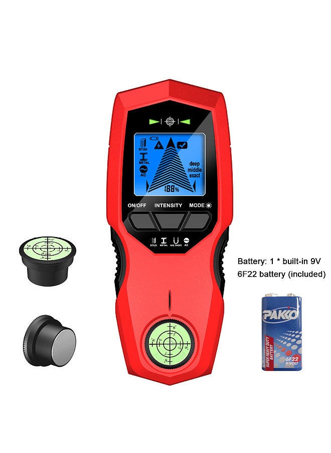 Generic - LCD Backlight Display Digital Wall Detector Metal Sensor Wood Stud Finder AC Cable Scanner Three Scanning Modes Switchable - Image 1