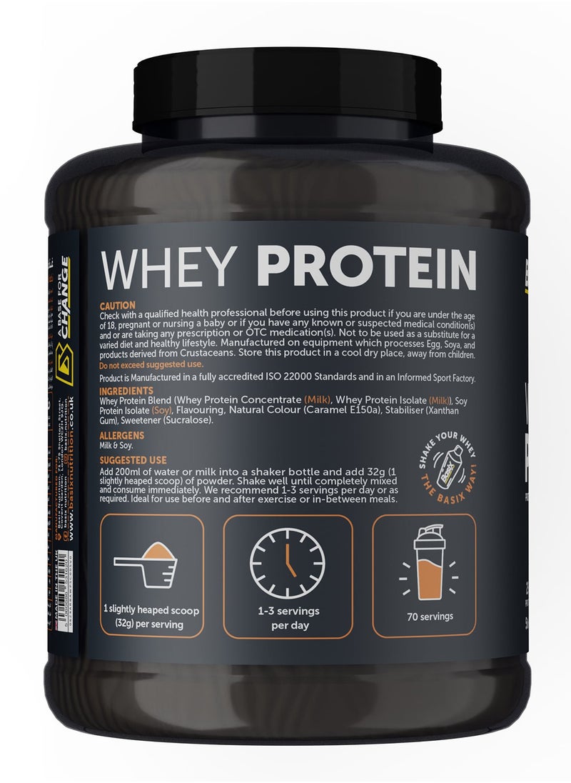 Basix Muscle Whey Protein - Salted Caramel - 5Lb Tubs  - Image 3