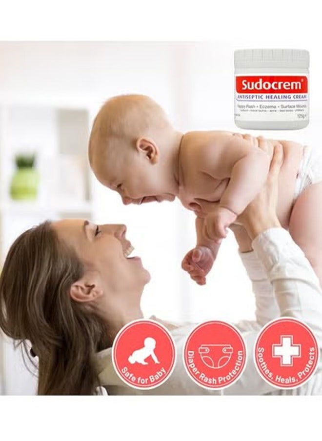 Sudocrem Antiseptic Healing Cream to Protect Rash and Surface Wound for Baby 125G, Soothes, Heals, and Protects, Relief and Treatment of Diaper Rash, Developed to Provide Optimal Hydration and Moisturisation  - Image 4