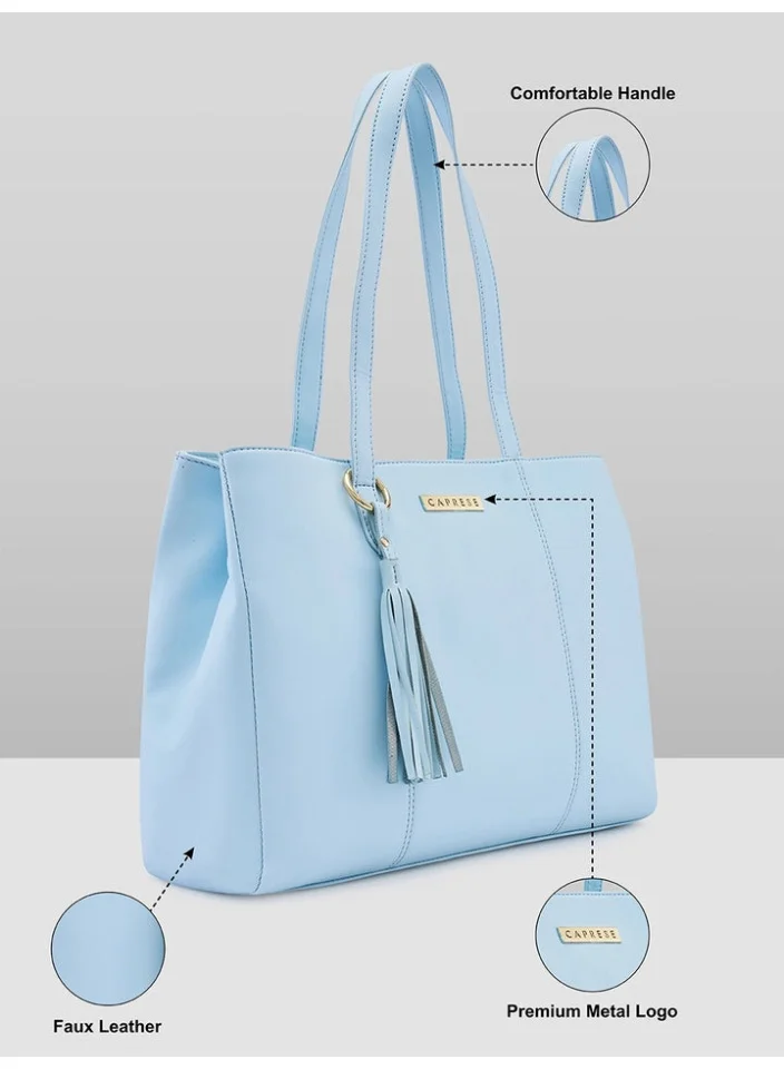 CAPRESE POWDER BLUE ANDREA TOTE MEDIUM POWDER BLUE for Women | Best Price UAE