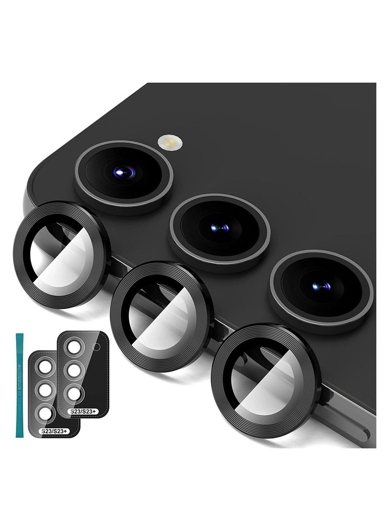 [3 PCS]  for Samsung Galaxy S23/ S23+ Camera Lens Protector, [Scratch Resistant] [Positioning Installation] Tempered Glass Lens Protector Cover - Image 1