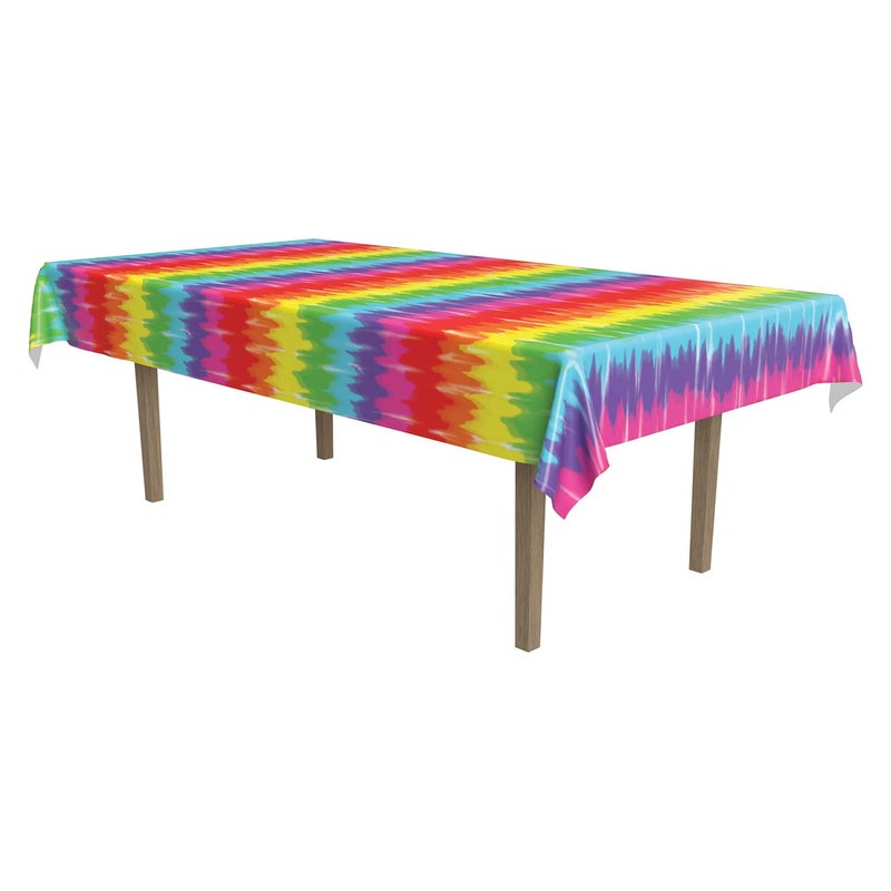 Beistle Tie-Dyed Tablecover - Image 1