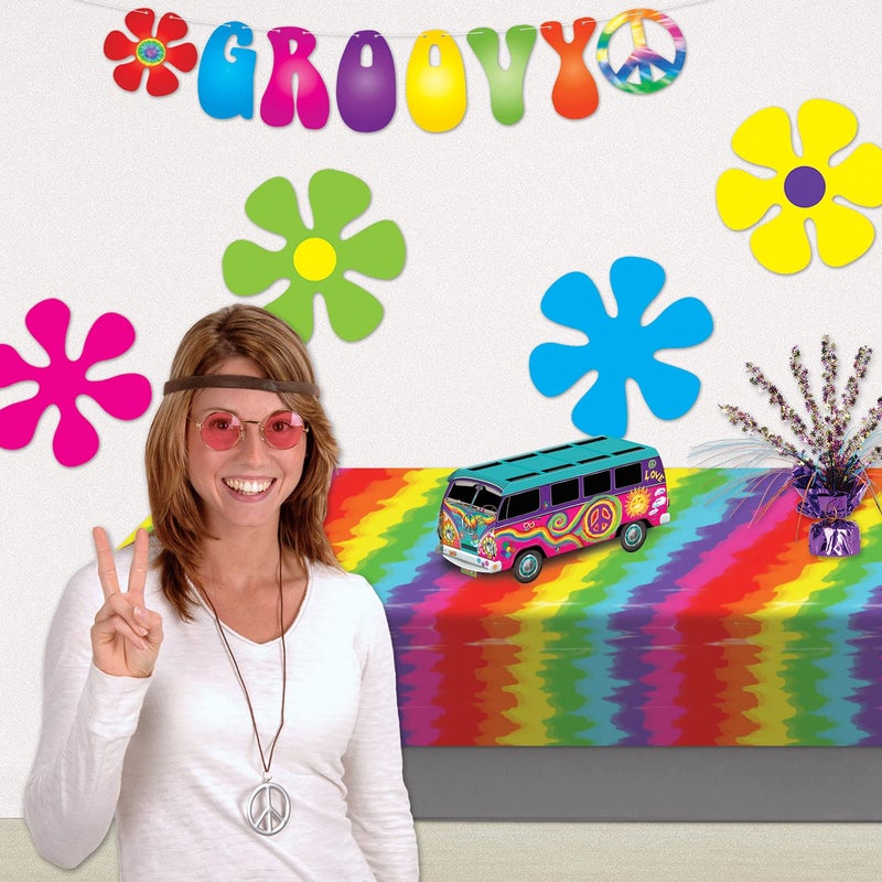 Beistle Tie-Dyed Tablecover - Image 4