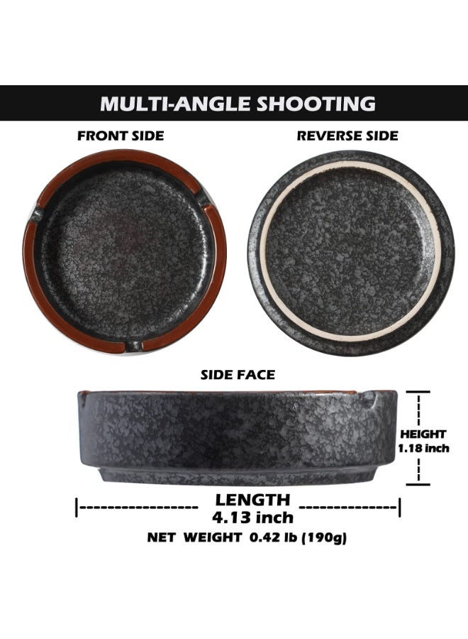 السيراميك الرماد، الرماد المنزلي، الرماد، السجائر الرماد للاستخدام في الأماكن الداخلية أو في الهواء الطلق، القهوة بار الرماد، بارد الحمم لامع الرماد الأسود - Image 2