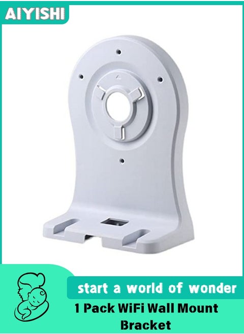 1 Pack WiFi Wall Mount Bracket for EZVIZ C6 C4 Series IP Camera Easy Installing,Plastic PT Cameras Holder Indoor Security Systems,Support CCTV IP Cameras Cable Management