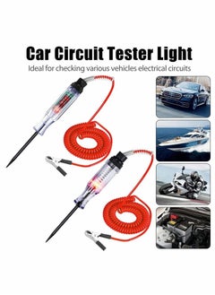 Excefore Automotive Test Light 2PCs DC 6-24V Digital LCD Circuit Tester Heavy Duty with Voltmeter Car Truck Vehicle Circuits Low Voltage Probe 12 Volt Auto Electrical  - Image 3