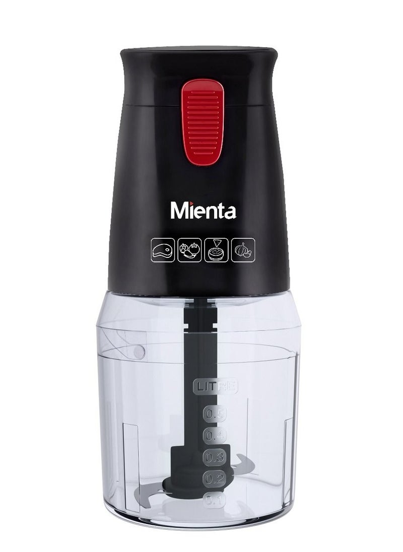 Mienta Mienta CH2361B Chopper Pratico 400 Watt - Black  - Image 3