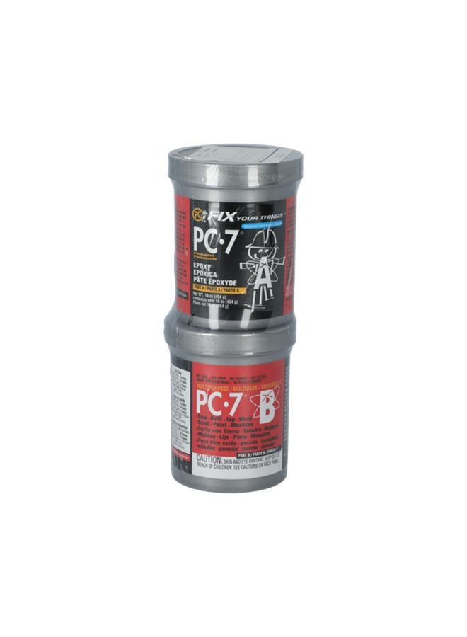 PC-7 Two-Part Heavy Duty Multipurpose Epoxy Paste Grey and Black 16oz