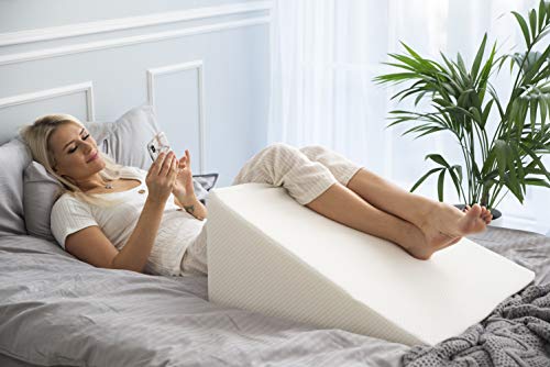 PlanetofBamboo Bamboo Viscose Top Layer Wedge Pillow Case Cover 24" W x 24" L x 10" H, Moisture-Wicking, Cooling and Breathable Wedge Pillow Cover with Zipper - Image 5