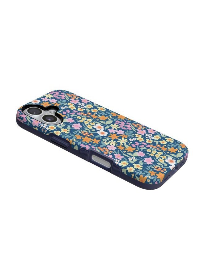 Casely iPhone 17 Case | Full Bloom | Navy Floral | Compatible with MagSafe | Bold Protective Design - Image 3