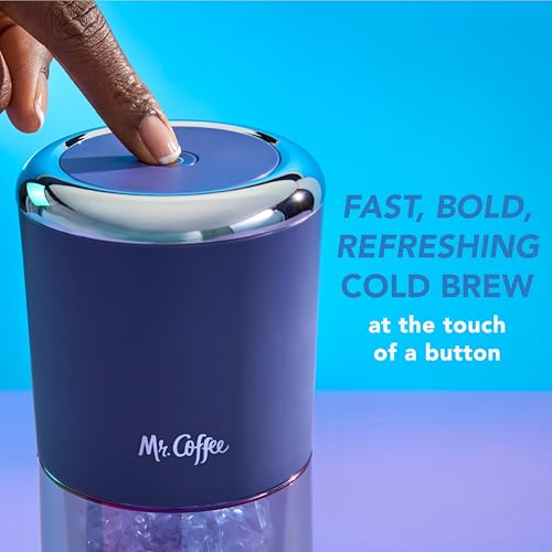 Mr. Coffee® Express Cold Brew Coffee Maker, 10-Minute Cold Brew Coffee Machine, Indigo - Image 3